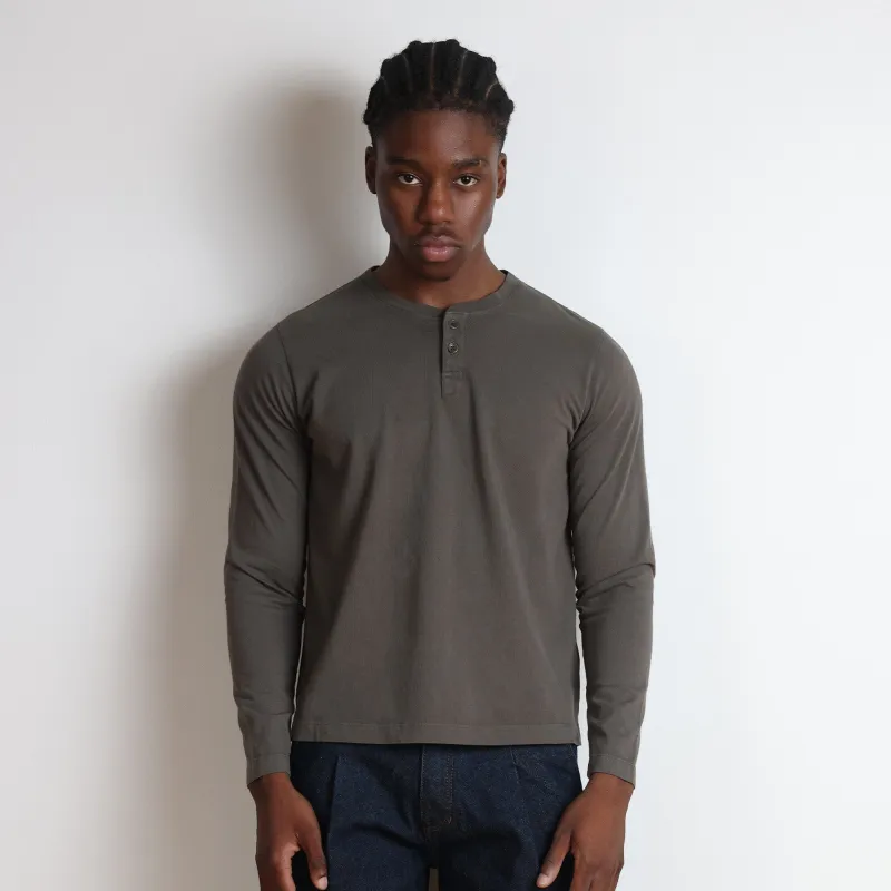 Los Feliz Crop Muscle Tee | Henley Long Sleeve sold by Pool House New York