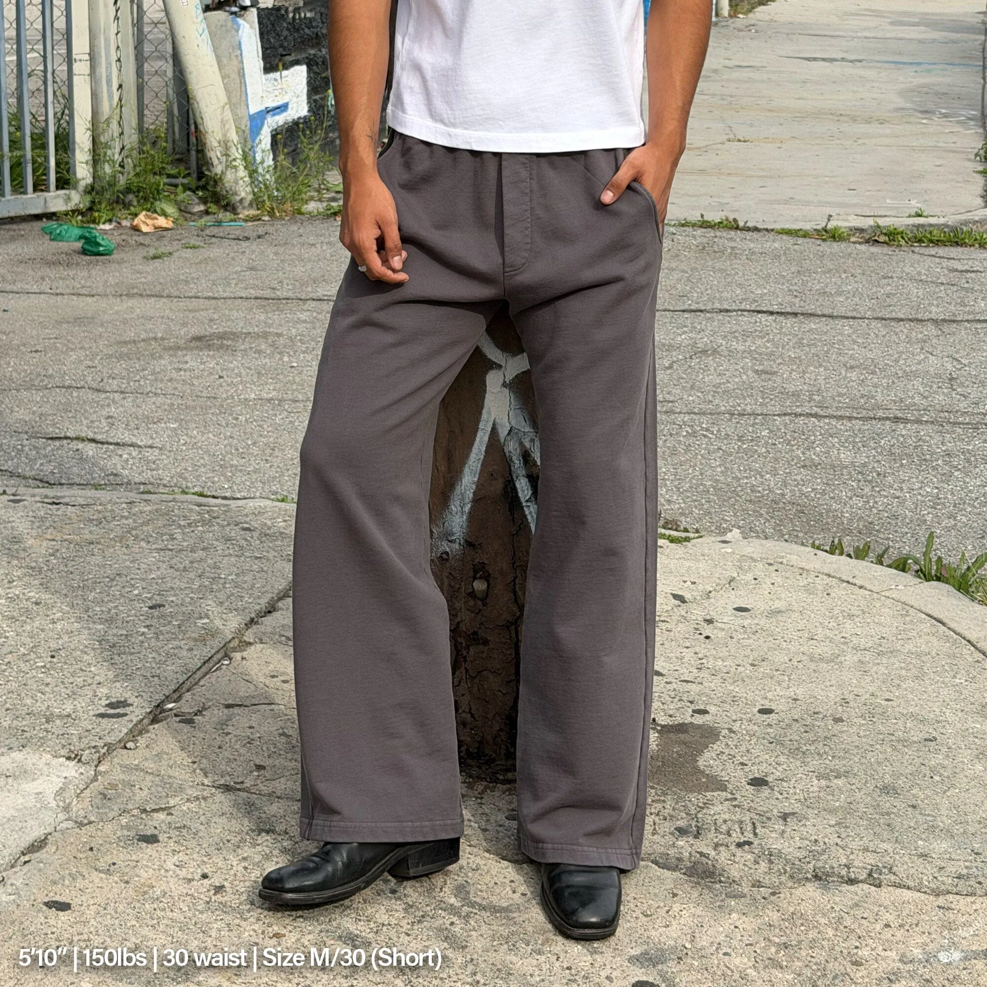 Lafayette Studio Pants (Sweats) | Straight-Wide Leg sold by Pool House New York product image thumbnail 5
