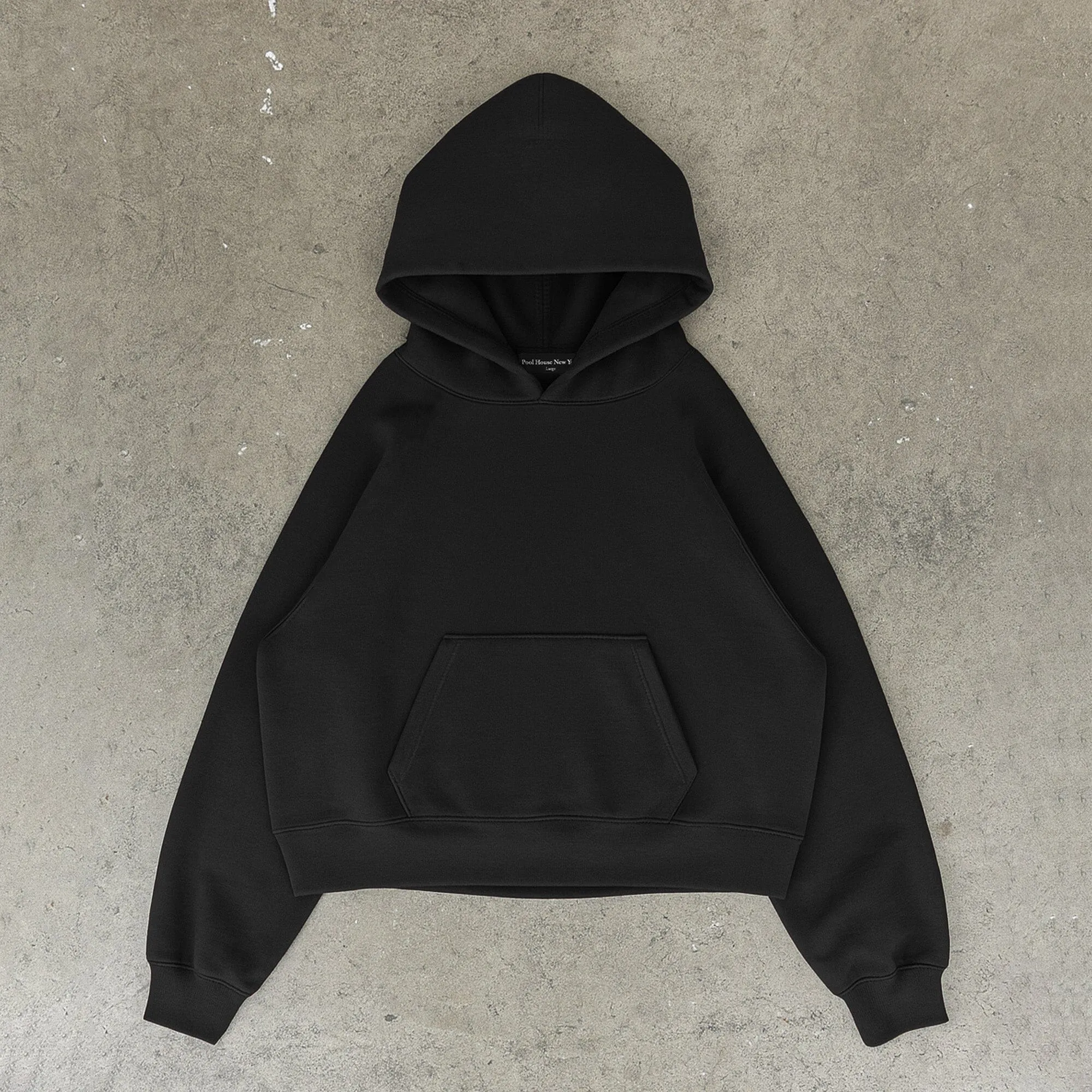 The Bowery Crop Hoodie sold by Pool House New York product image thumbnail 3