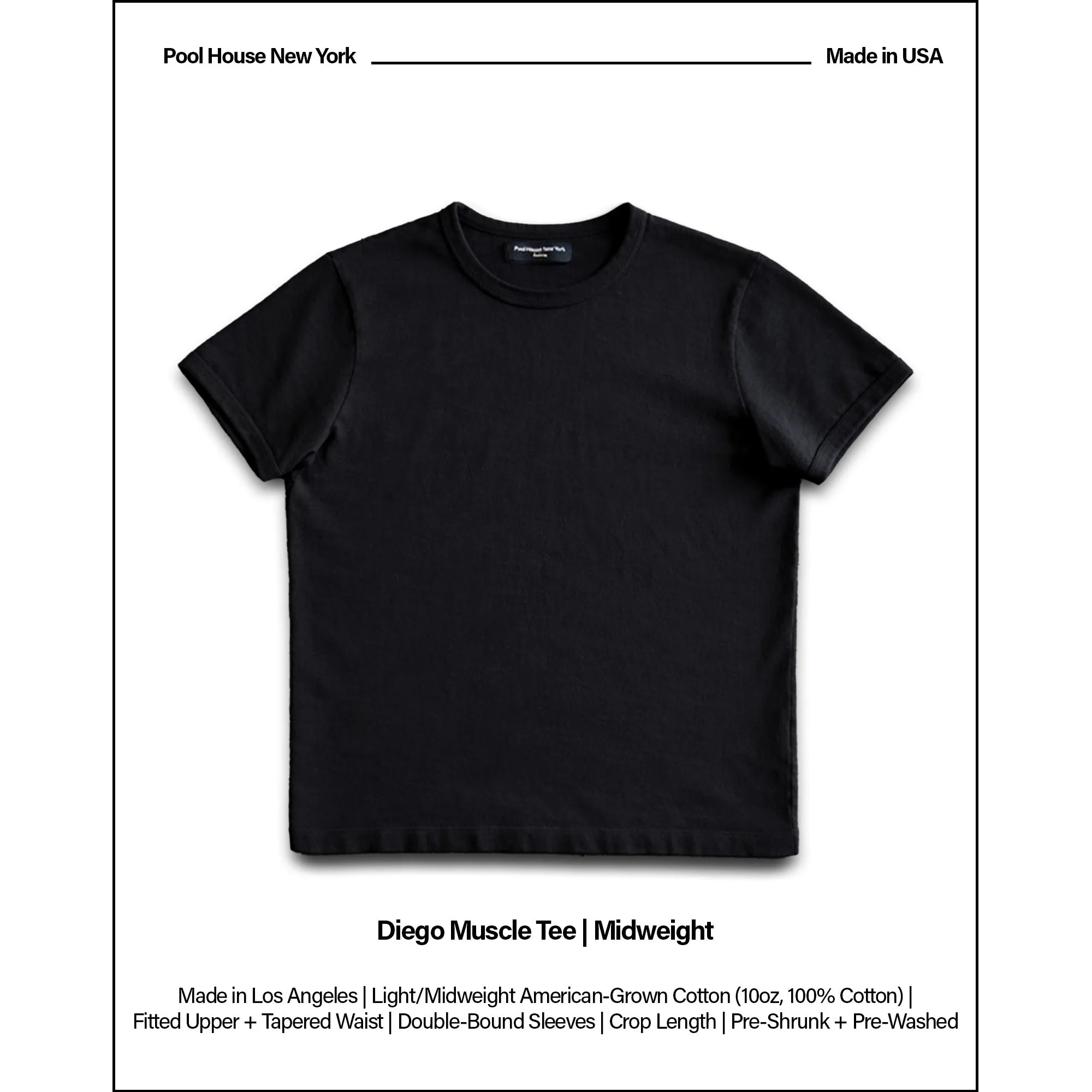 Diego Muscle Tee sold by Pool House New York product image thumbnail 2