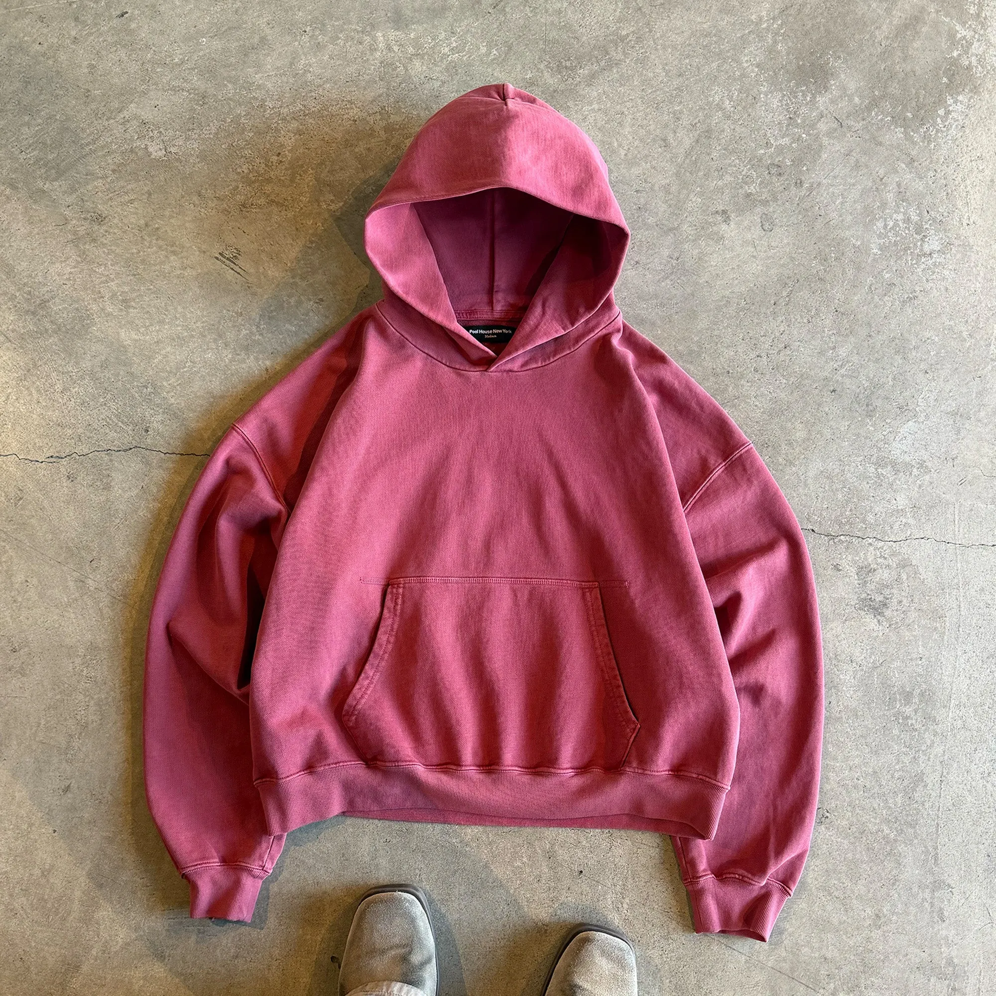 Bowery Crop Hoodie II | Relaxed, Drop-Shoulder sold by Pool House New York product image thumbnail 3