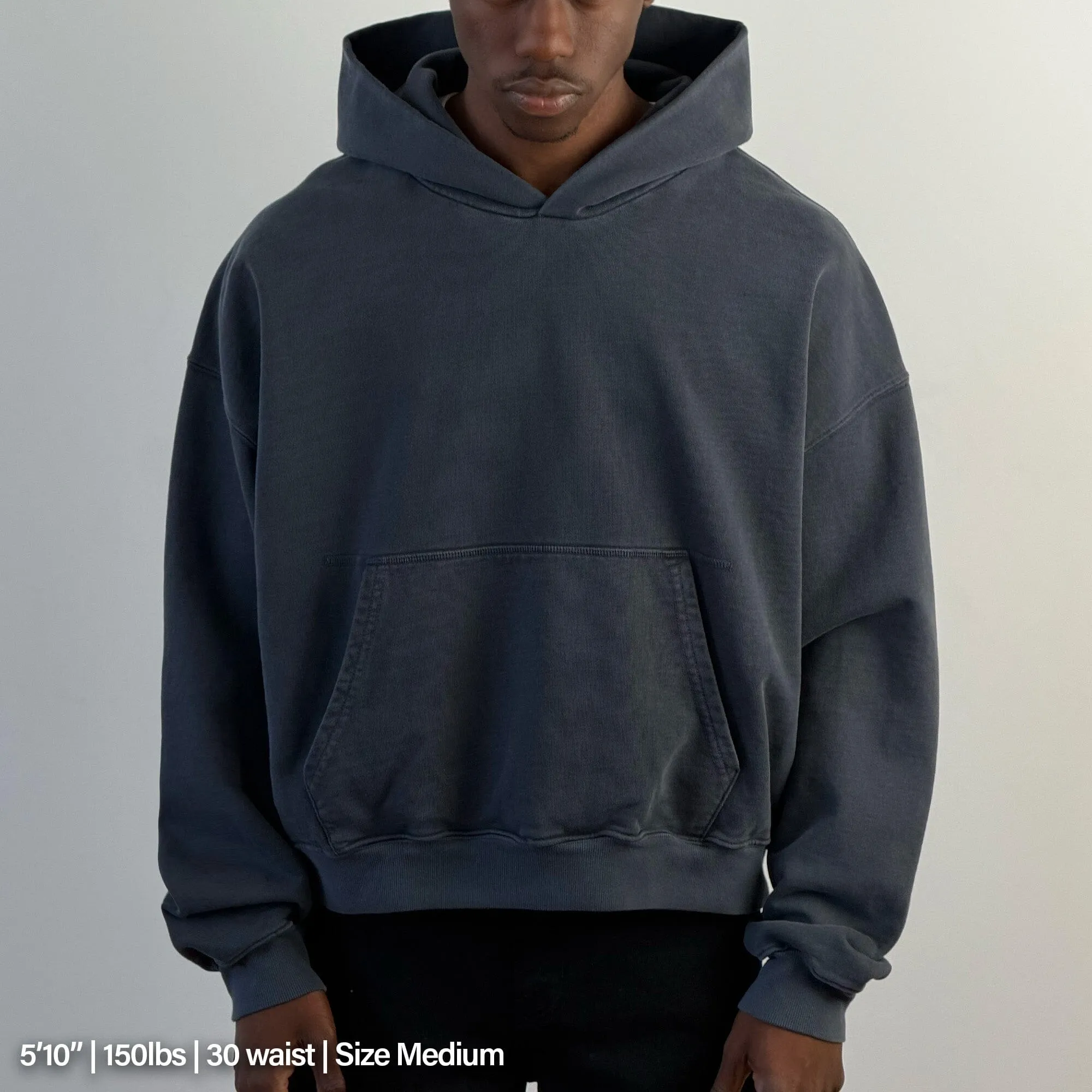 Bowery Crop Hoodie II | Relaxed, Drop-Shoulder sold by Pool House New York product image thumbnail 4