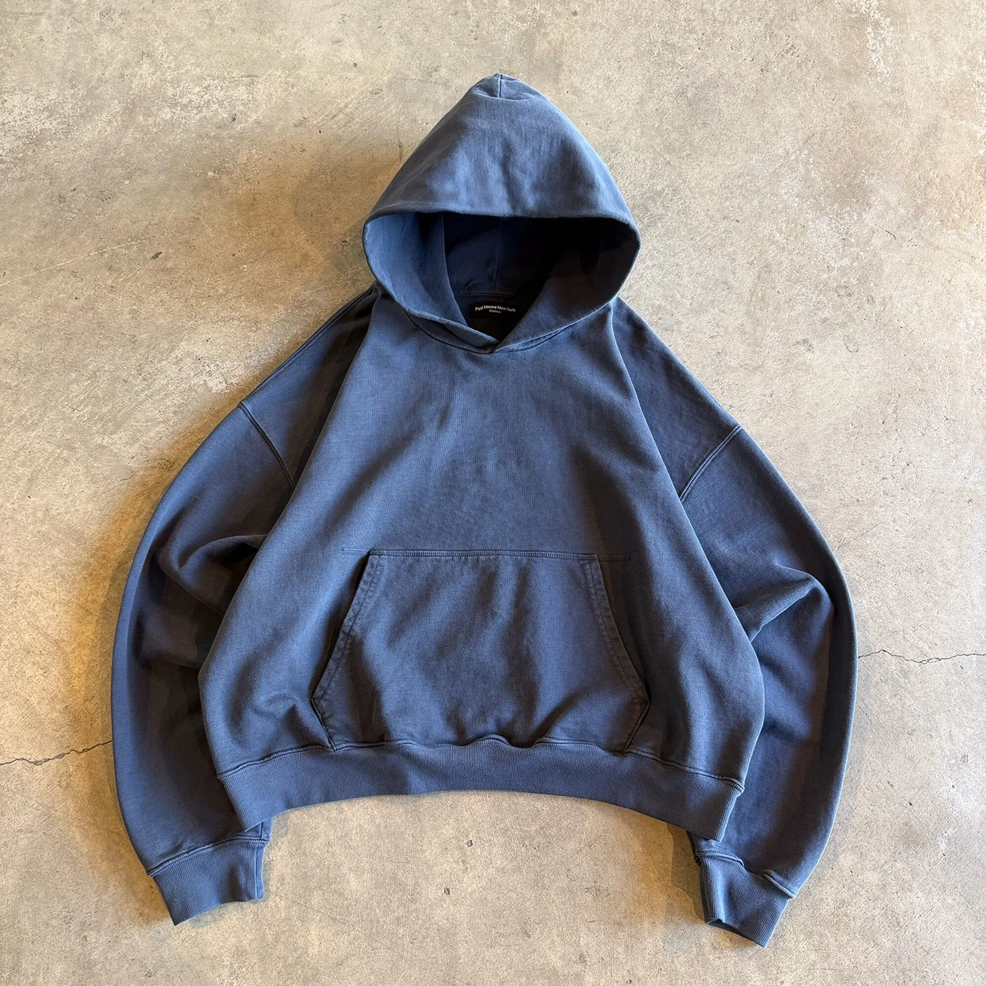 Bowery Crop Hoodie II | Relaxed, Drop-Shoulder sold by Pool House New York product image thumbnail 3