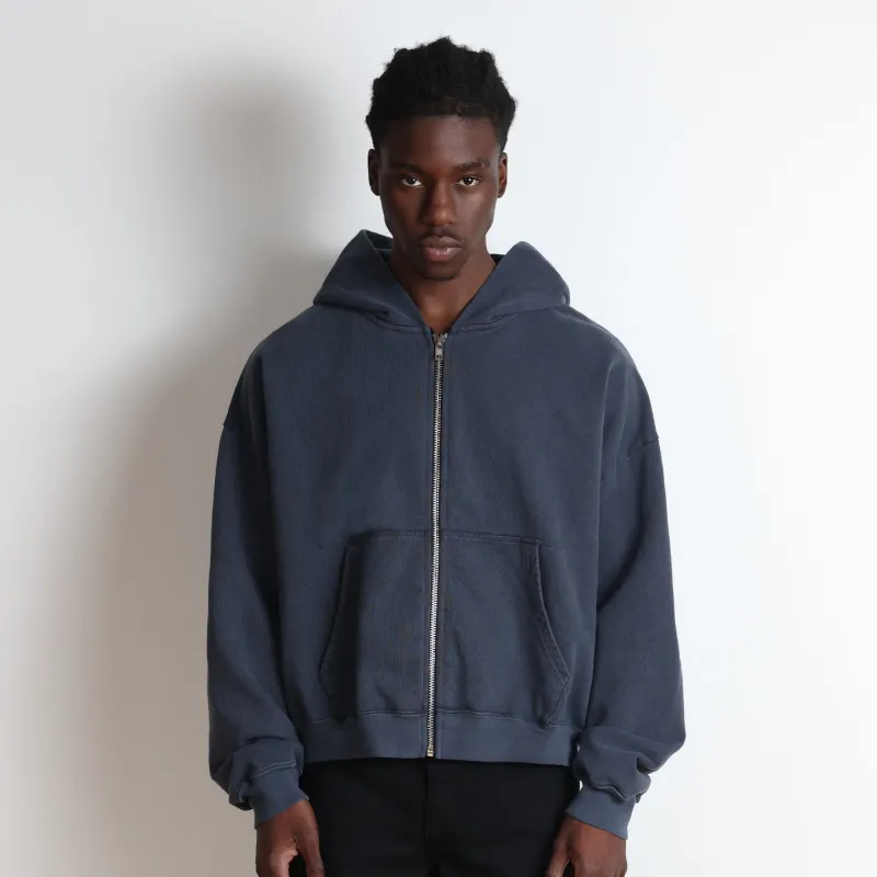 Mercer Crop Zip III | Relaxed, Drop-Shoulder made by Pool House New York
