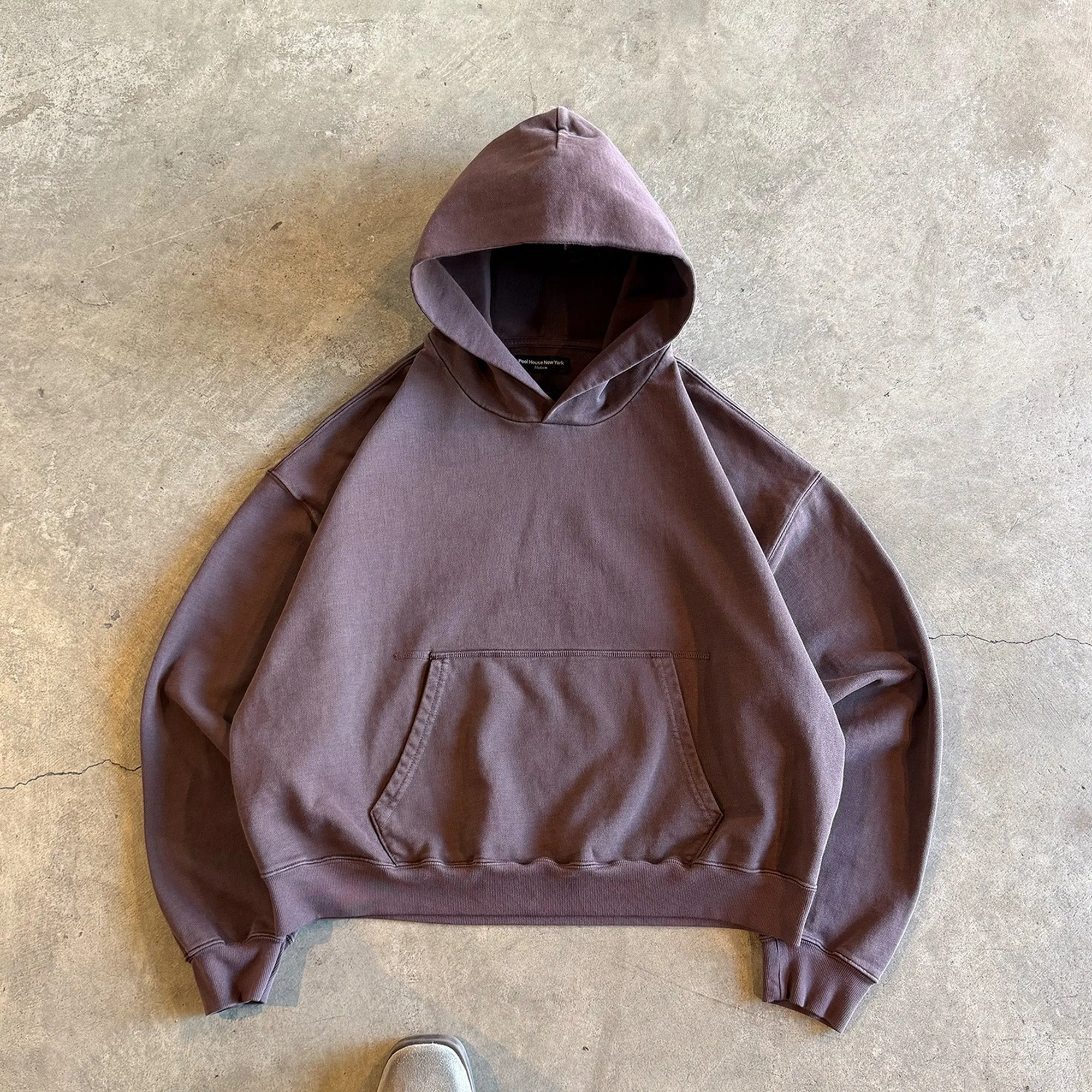 Bowery Crop Hoodie II | Relaxed, Drop-Shoulder sold by Pool House New York product image thumbnail 3