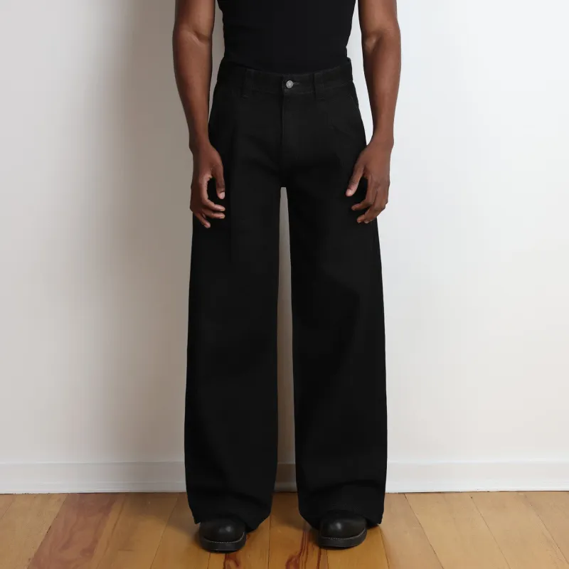 Shibuya Pleated Pants | Straight-Wide Leg made by Pool House New York