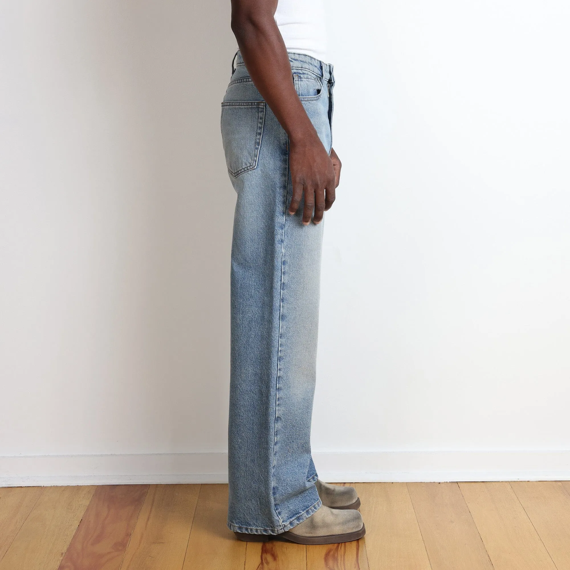 Pasadena Dad Jeans | Straight-Leg | Cone Denim sold by Pool House New York product image thumbnail 4