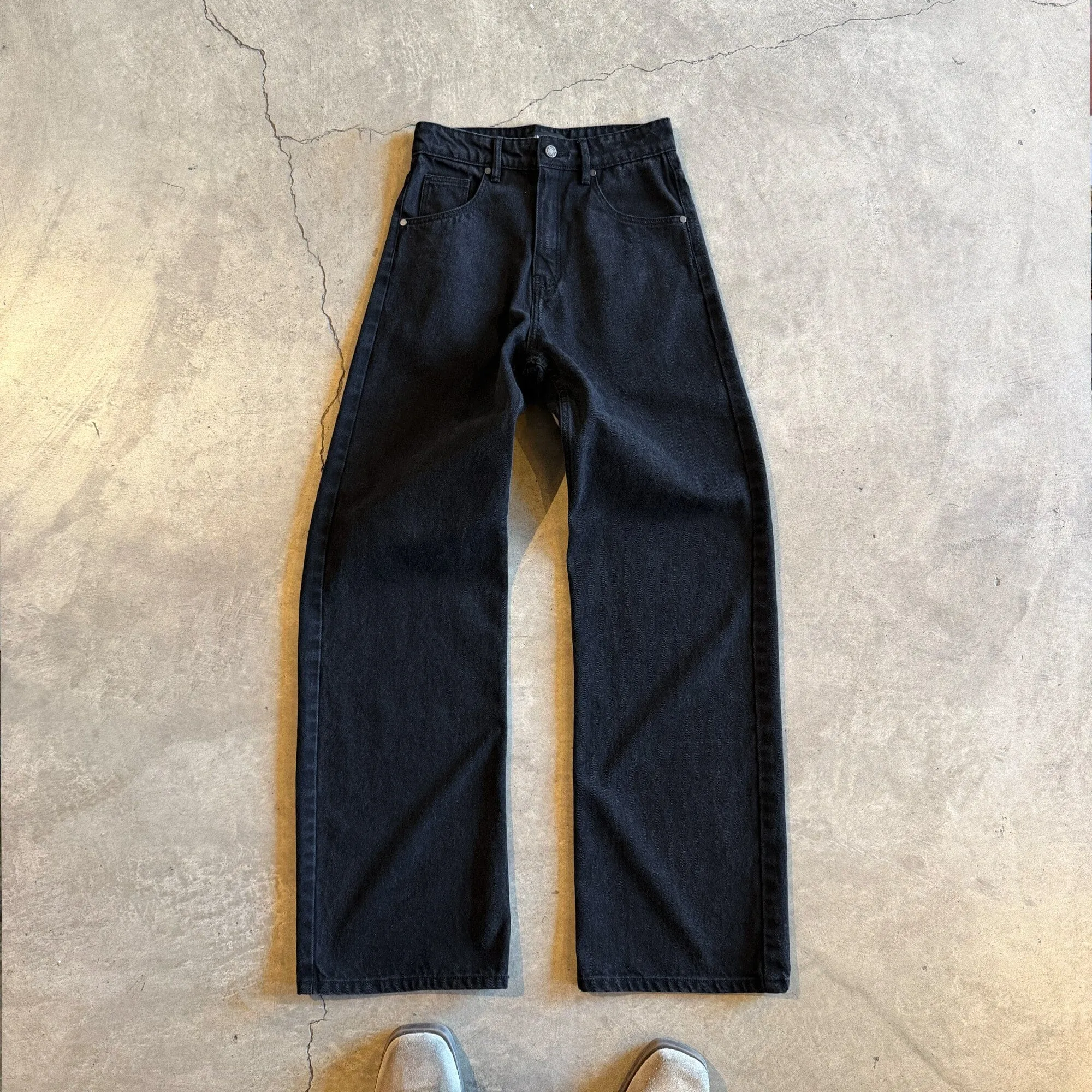 Tokyo Dad Jeans | Straight-Wide Leg sold by Pool House New York product image thumbnail 3