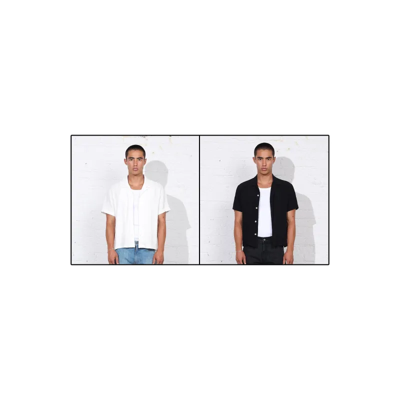 2-Pack | Rosewood Crop Button-Up made by Pool House New York
