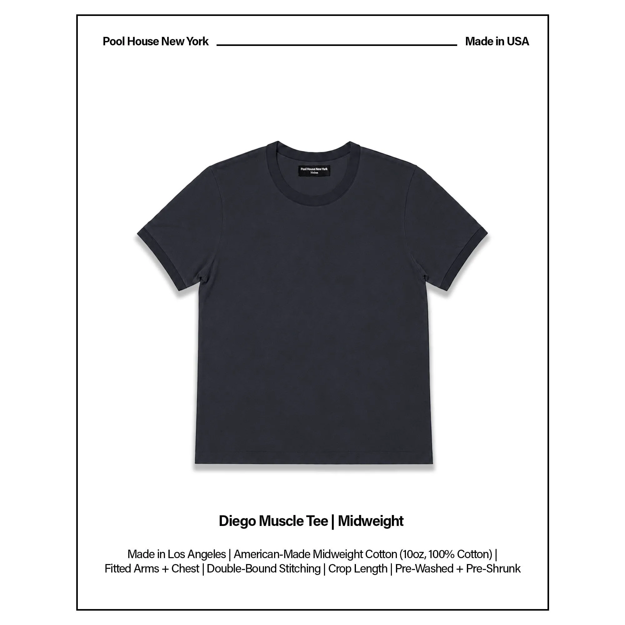 Diego Muscle Tee sold by Pool House New York product image thumbnail 2
