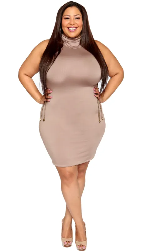 Mocha Latte Dress sold by Boughie Curves