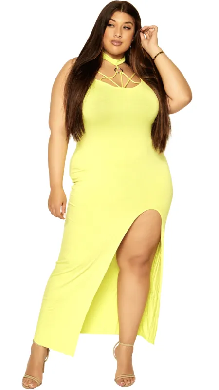 Fine Dime Maxi Dress sold by Boughie Curves