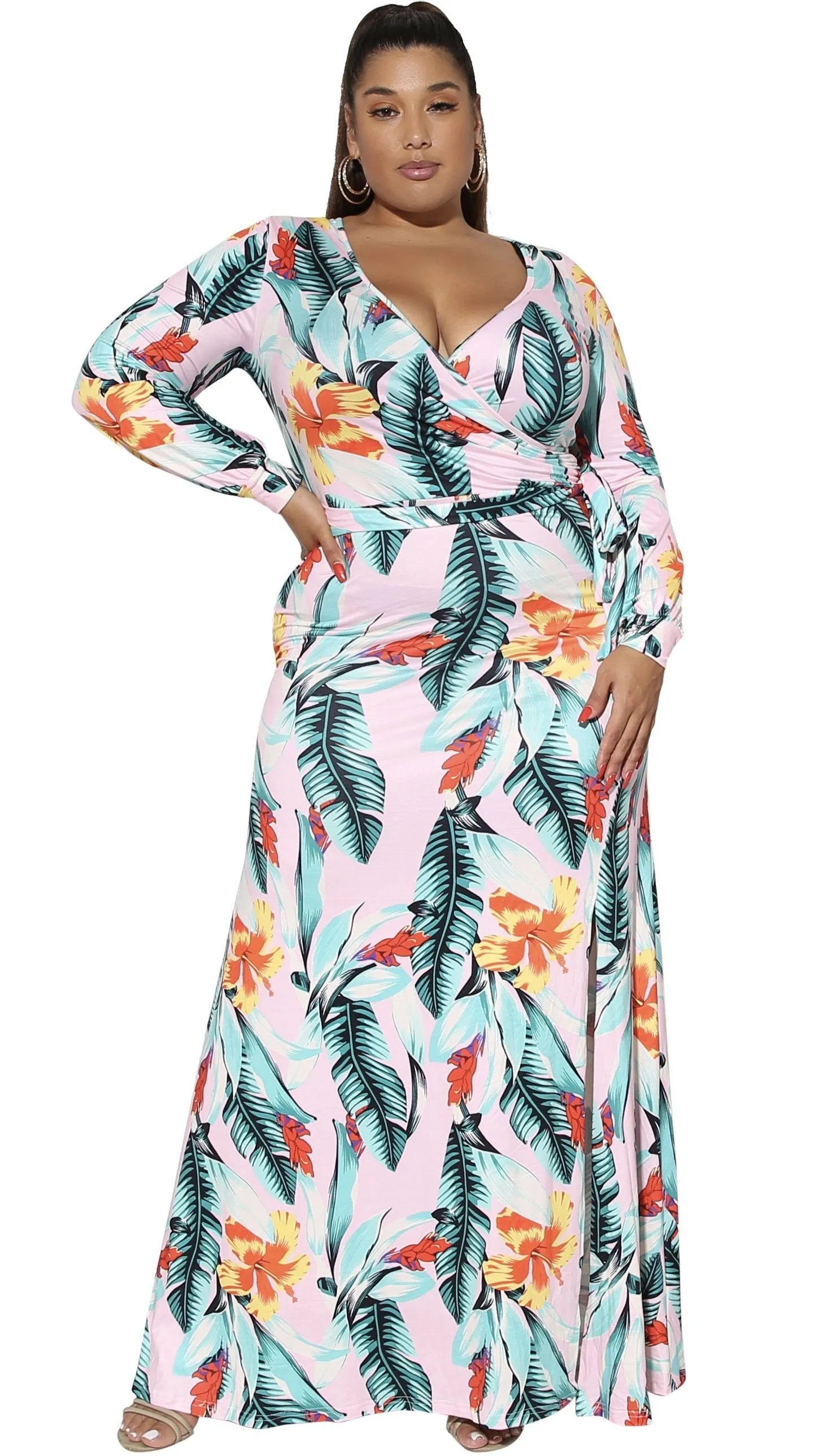 Paradise Maxi Dress (Multi) sold by Boughie Curves