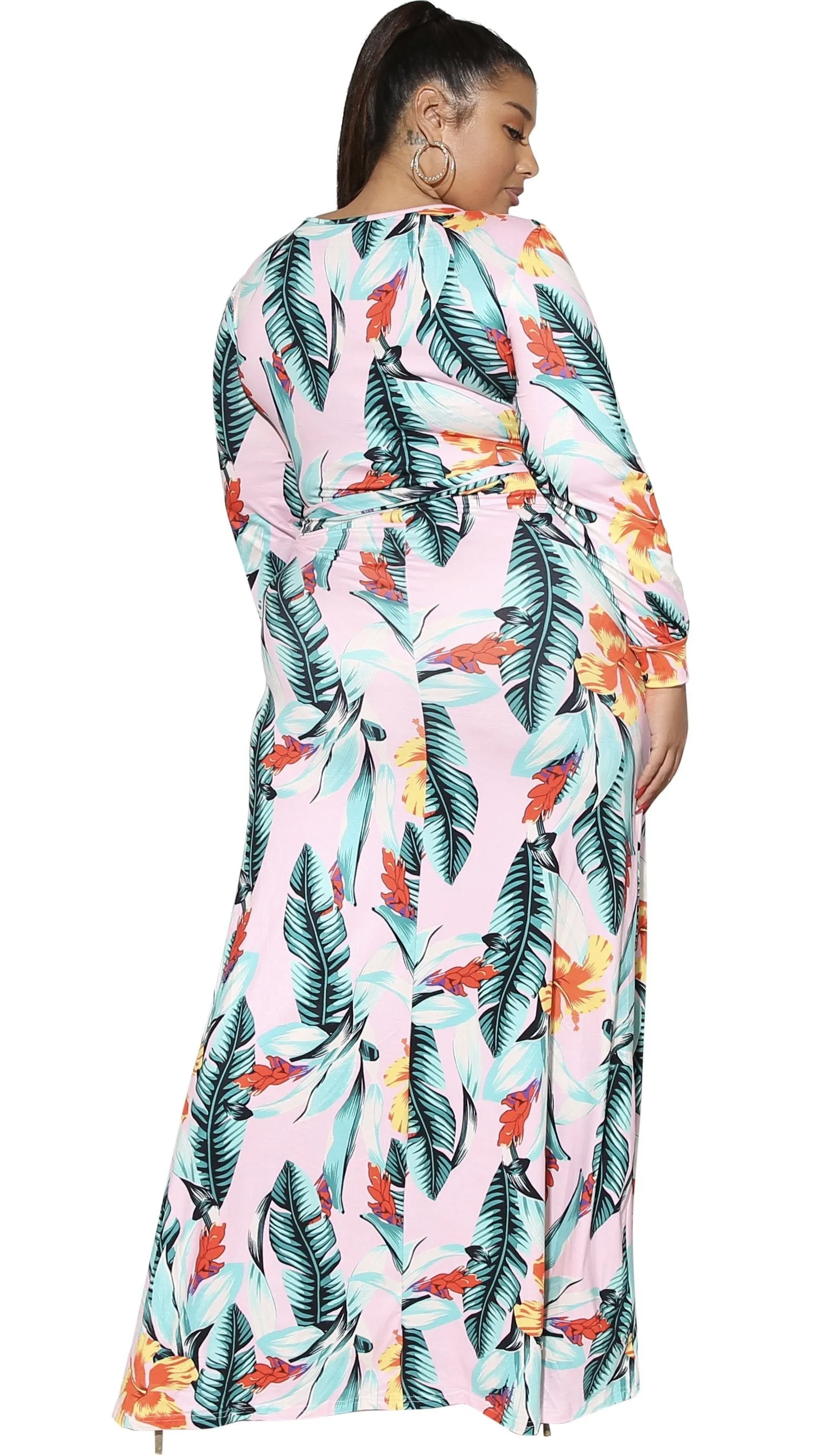 Paradise Maxi Dress (Multi) sold by Boughie Curves product image thumbnail 3