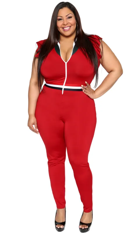 Fly Girl Jumper (Red) sold by Boughie Curves