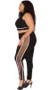 Bombay 2Pcs Pant Set (Black) sold by Boughie Curves