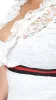 Drama Dress (White) sold by Boughie Curves