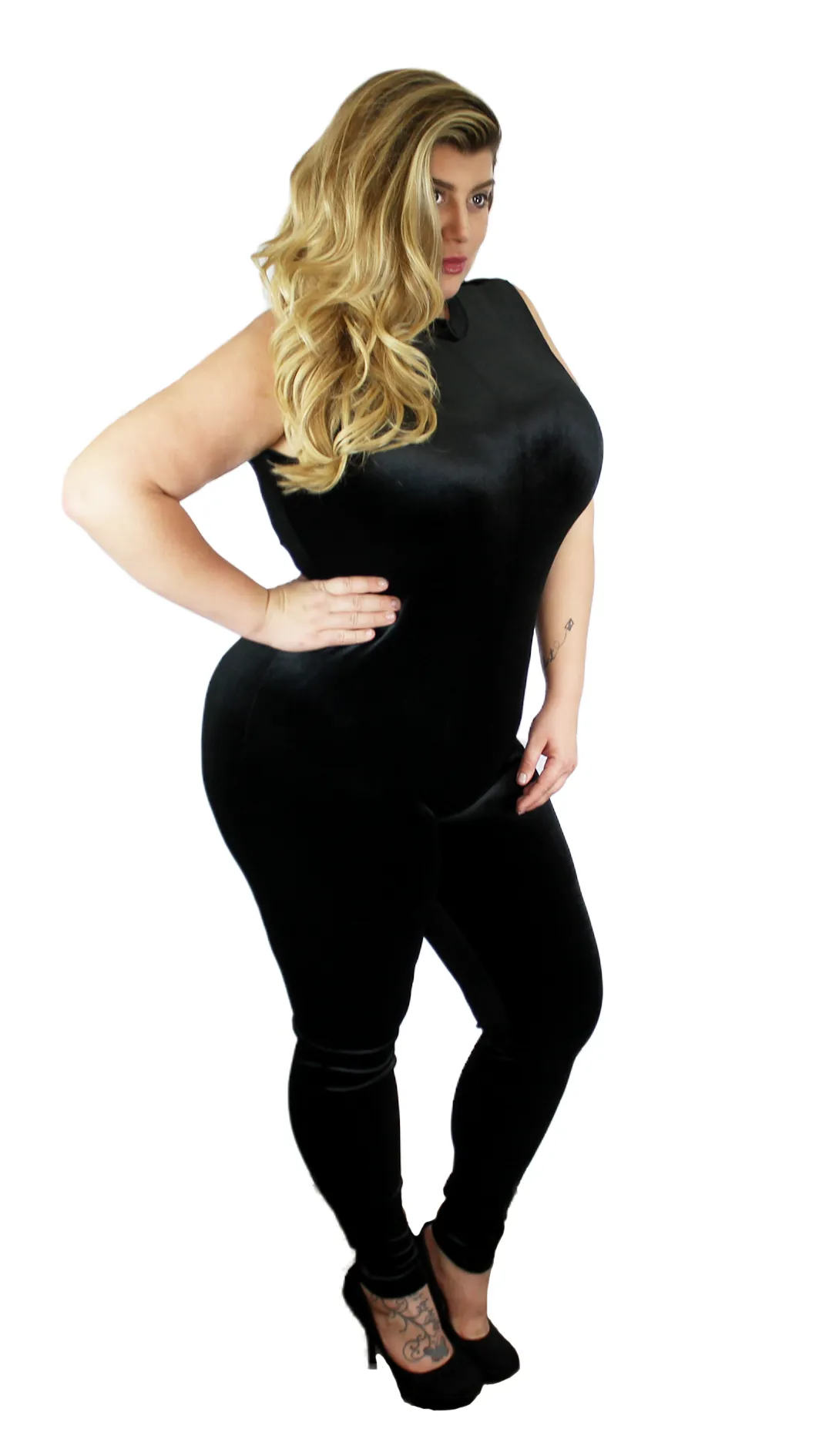 Sweet Velvet Jumper (Black) sold by Boughie Curves product image thumbnail 2