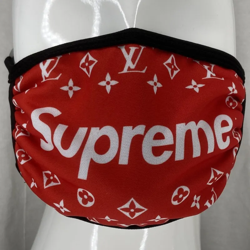 Fashion Mask (Replica Supreme Red) In Stock sold by Boughie Curves