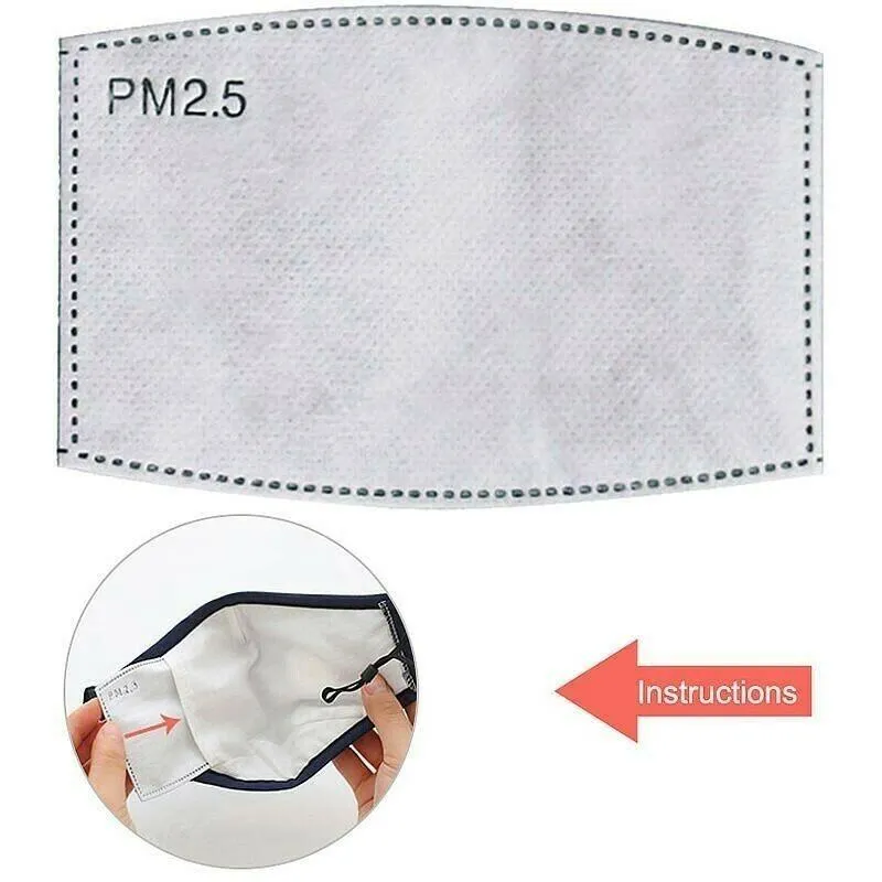 Respirator PM 2.5 Mask With Filter Pocket And 2 Filters (Light Pink) In Stock sold by Boughie Curves product image thumbnail 3