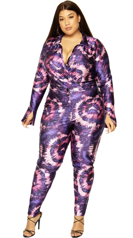 Exhale 2Pcs Pant Set (Multi) sold by Boughie Curves