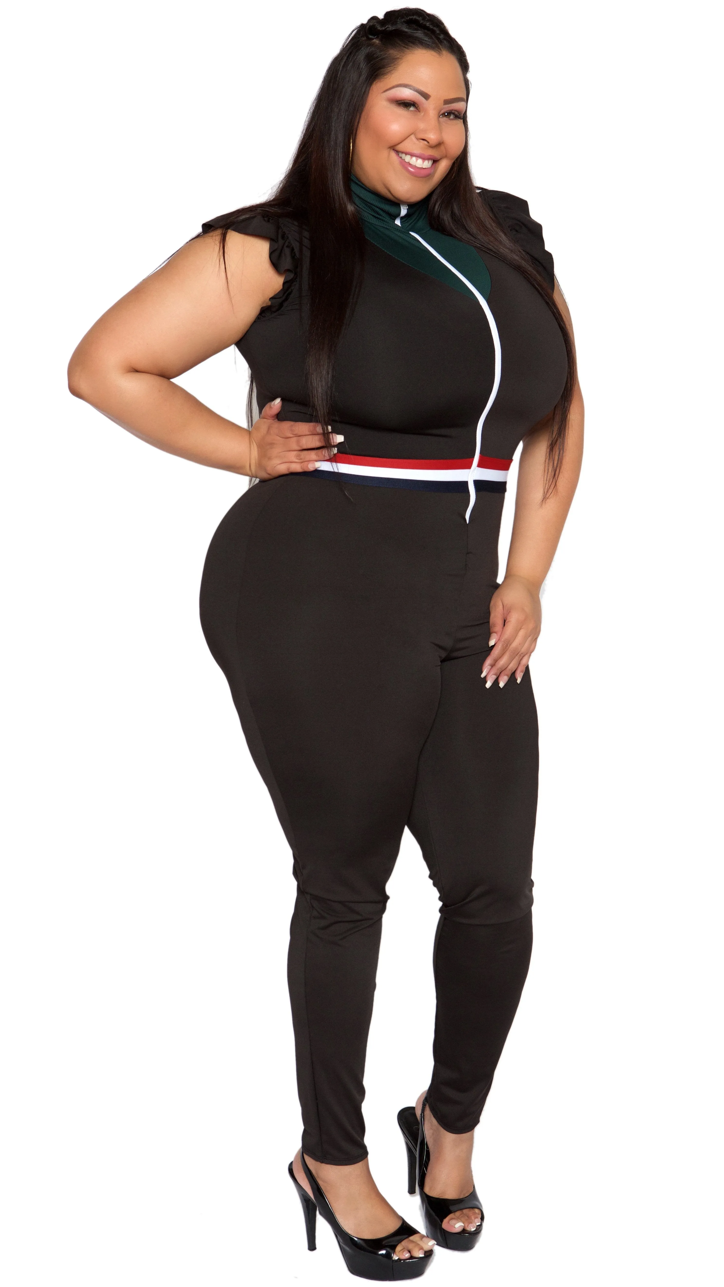 Fly Girl Jumper (Black) sold by Boughie Curves product image thumbnail 2
