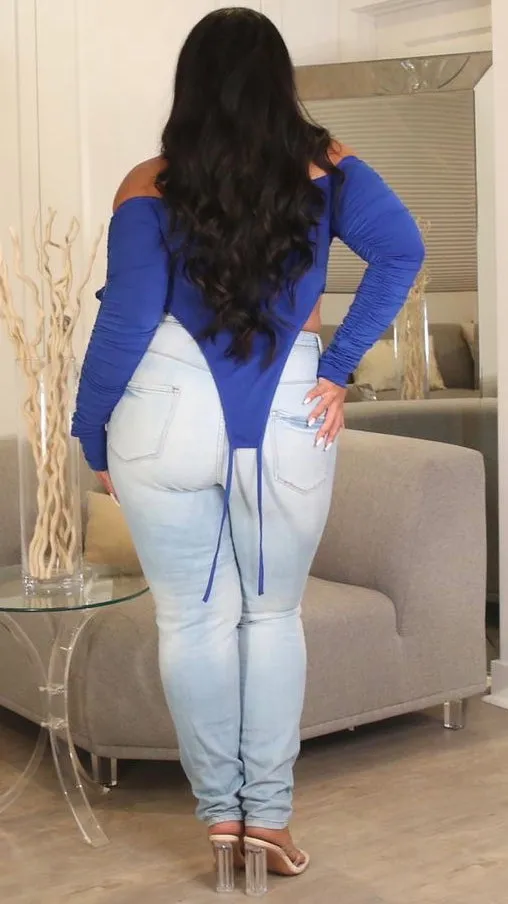 Revenge Top (Royal Blue) sold by Boughie Curves product image thumbnail 4