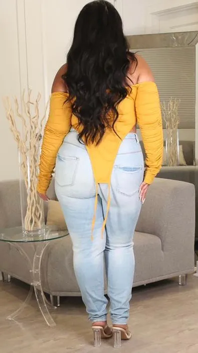 Revenge Top (Mustard) sold by Boughie Curves product image thumbnail 4