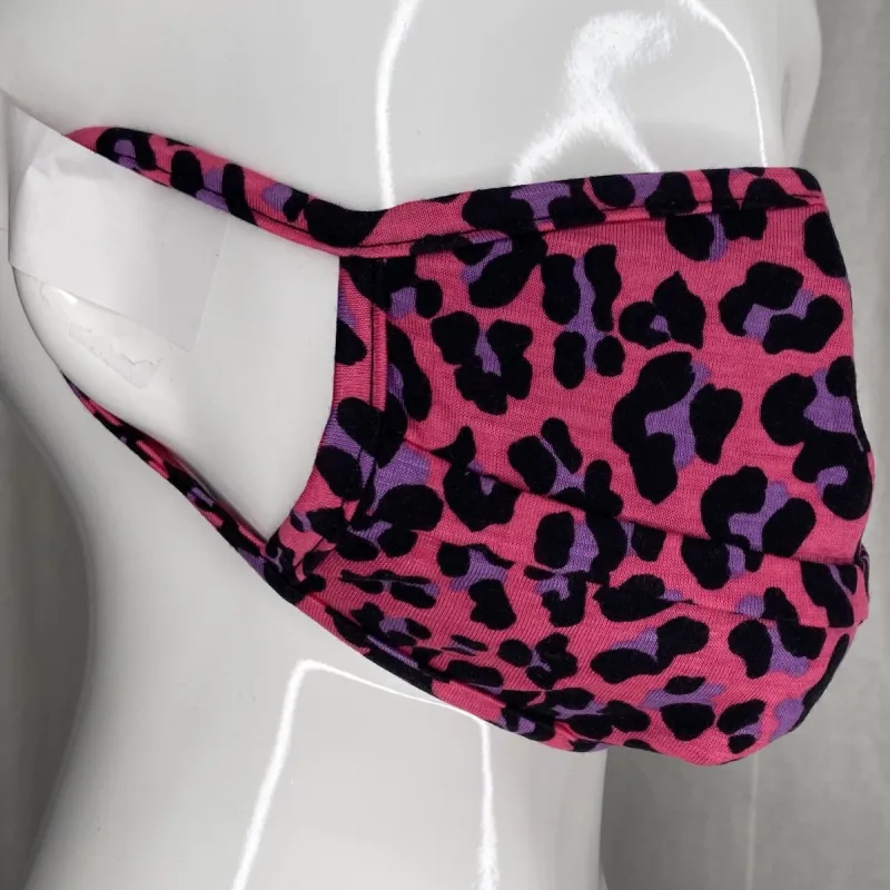 Fashion Mask (Pink/Purple Leopard) In Stock sold by Boughie Curves