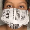 Fashion Mask (Newspaper) In Stock sold by Boughie Curves