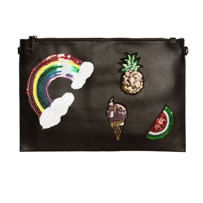 Rainbow Clutch (2 Colors) made by Boughie Curves