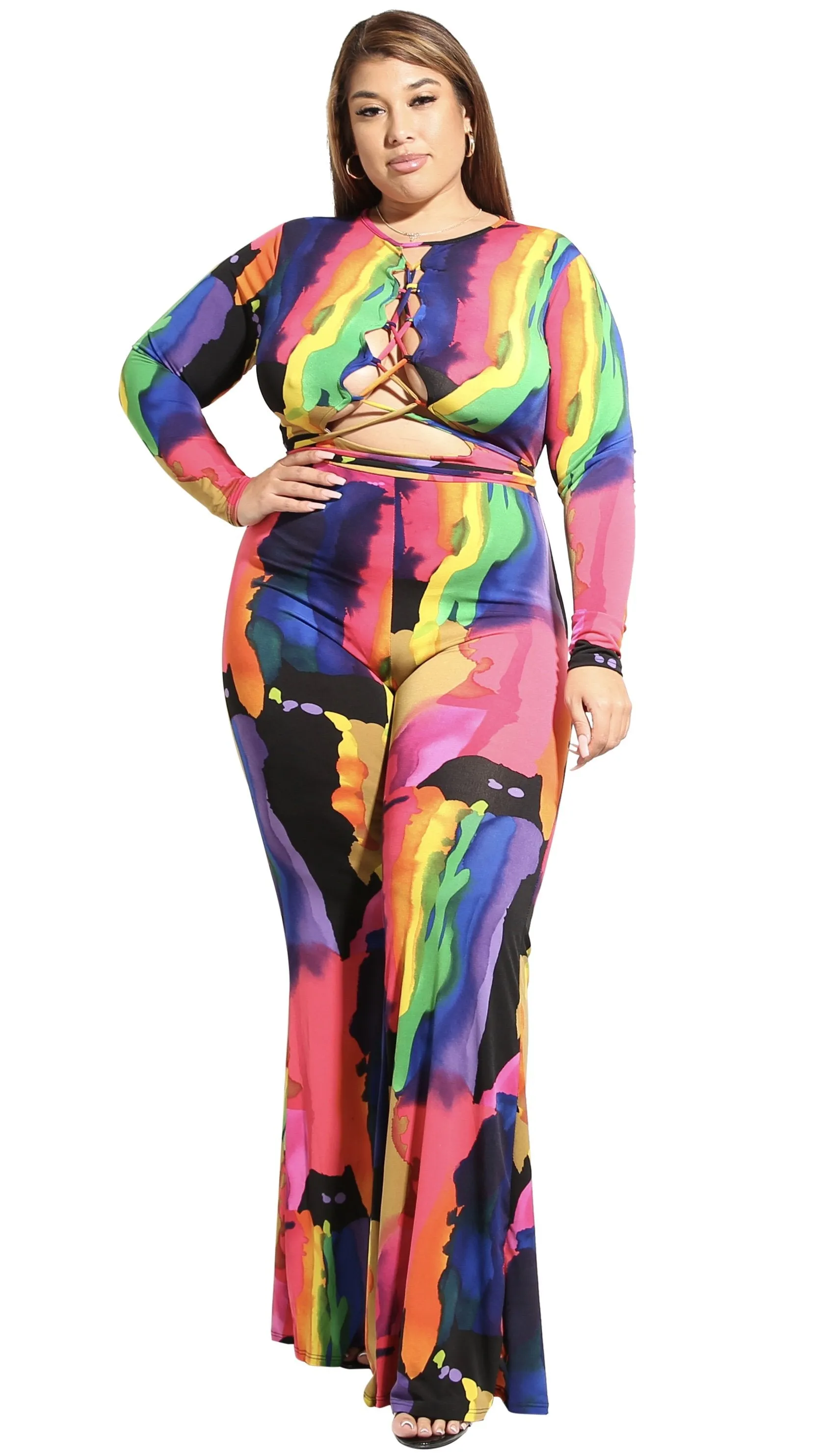 Show Off Jumper (Multi) sold by Boughie Curves product image thumbnail 2