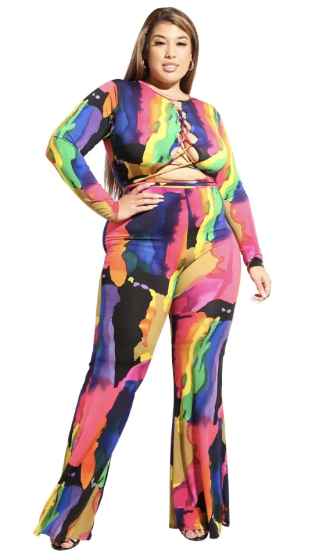 Show Off Jumper (Multi) sold by Boughie Curves