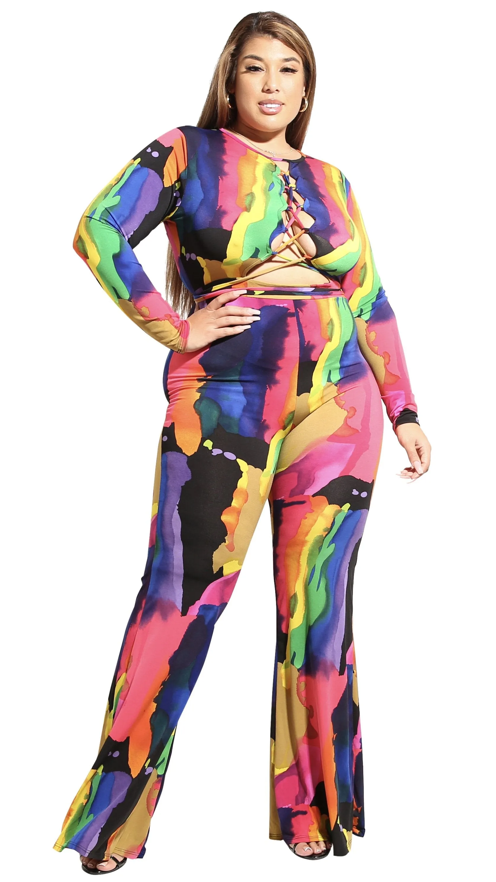 Show Off Jumper (Multi) sold by Boughie Curves