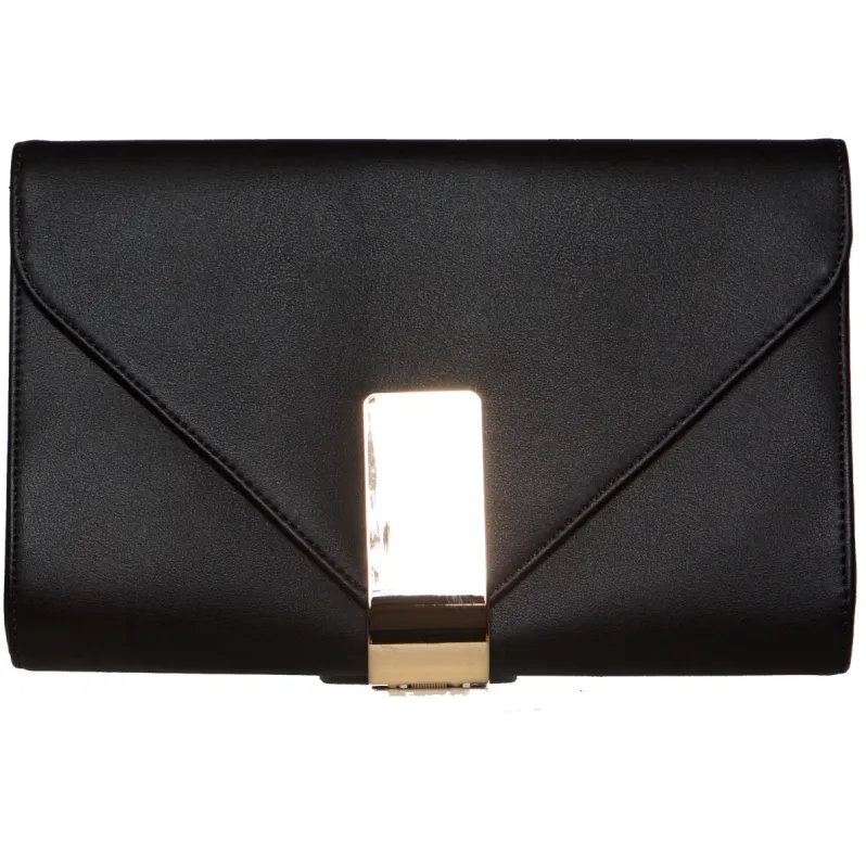 Golden Clip Clutch (2 Colors) sold by Boughie Curves