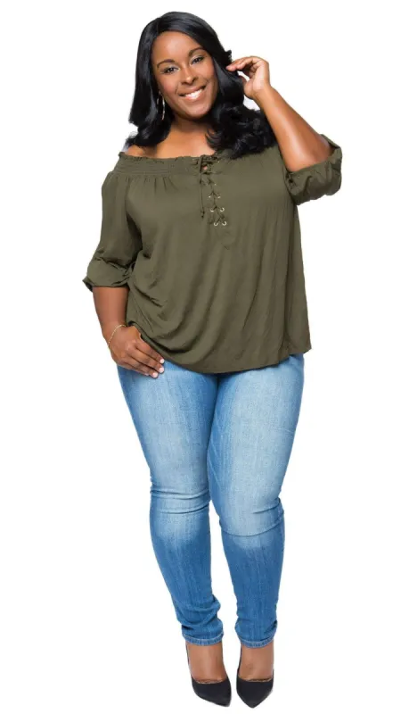 Plain Jane Denim Jeans (Medium Blue) sold by Boughie Curves