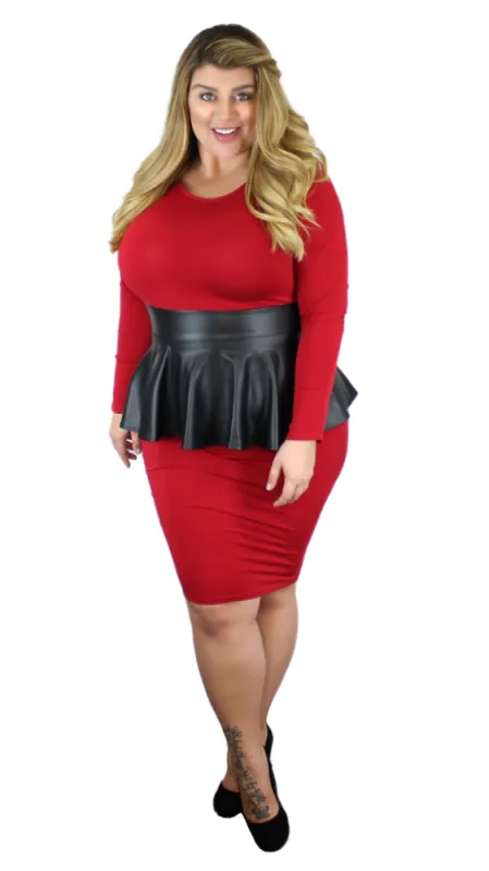 Love Me Dress (Red) sold by Boughie Curves