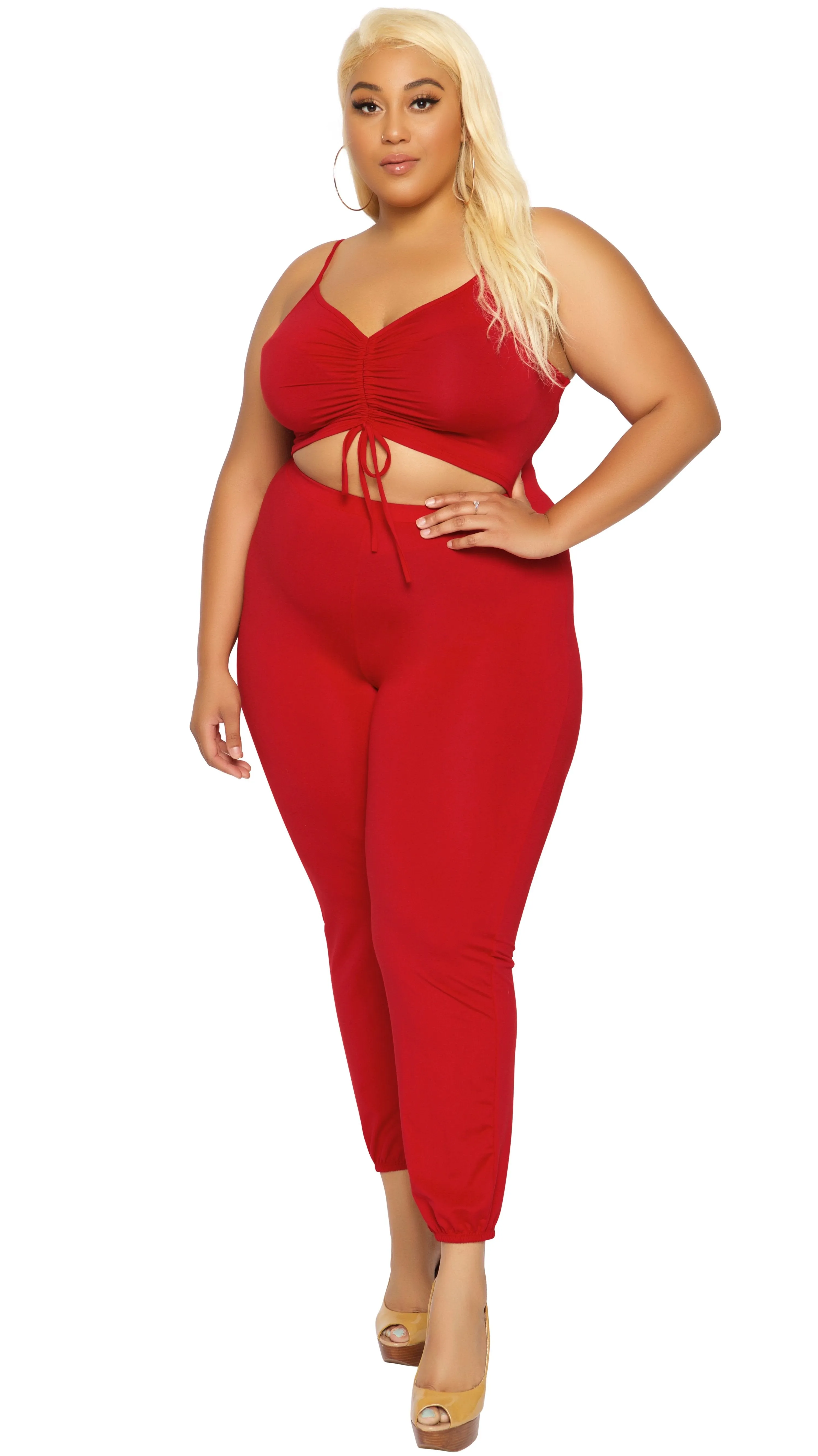 Pull Up Jumper (Red) sold by Boughie Curves