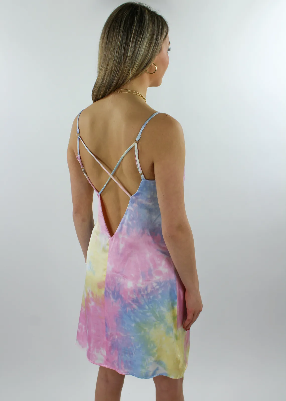 Spice Up Your Life Dress ★ Rainbow Tie Dye sold by Rock N Rags product image thumbnail 2