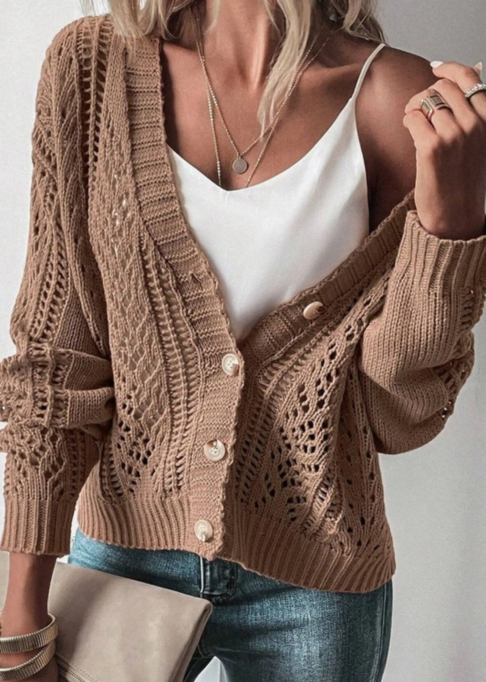 Dancing With You Cardigan ★ Brown sold by Rock N Rags product image thumbnail 3
