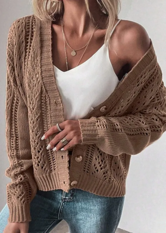 Dancing With You Cardigan ★ Brown sold by Rock N Rags