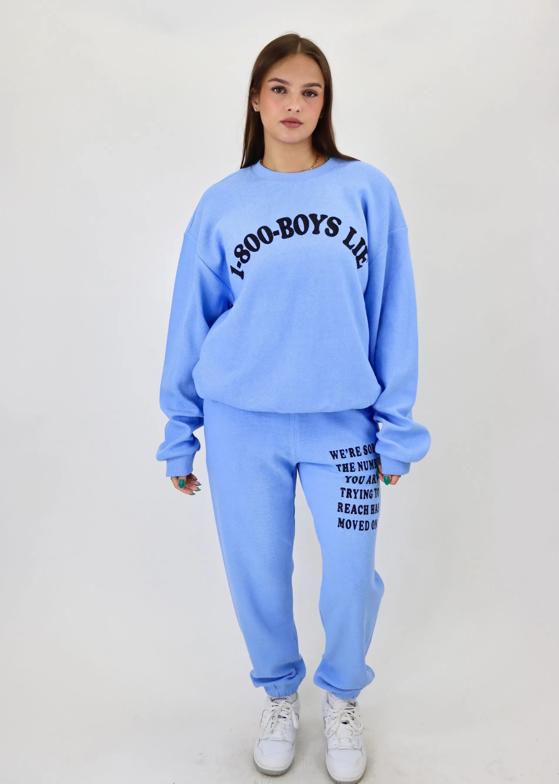 Boys Lie 1-800 Revamped Kara Crewneck ★ Blue sold by Rock N Rags product image thumbnail 4