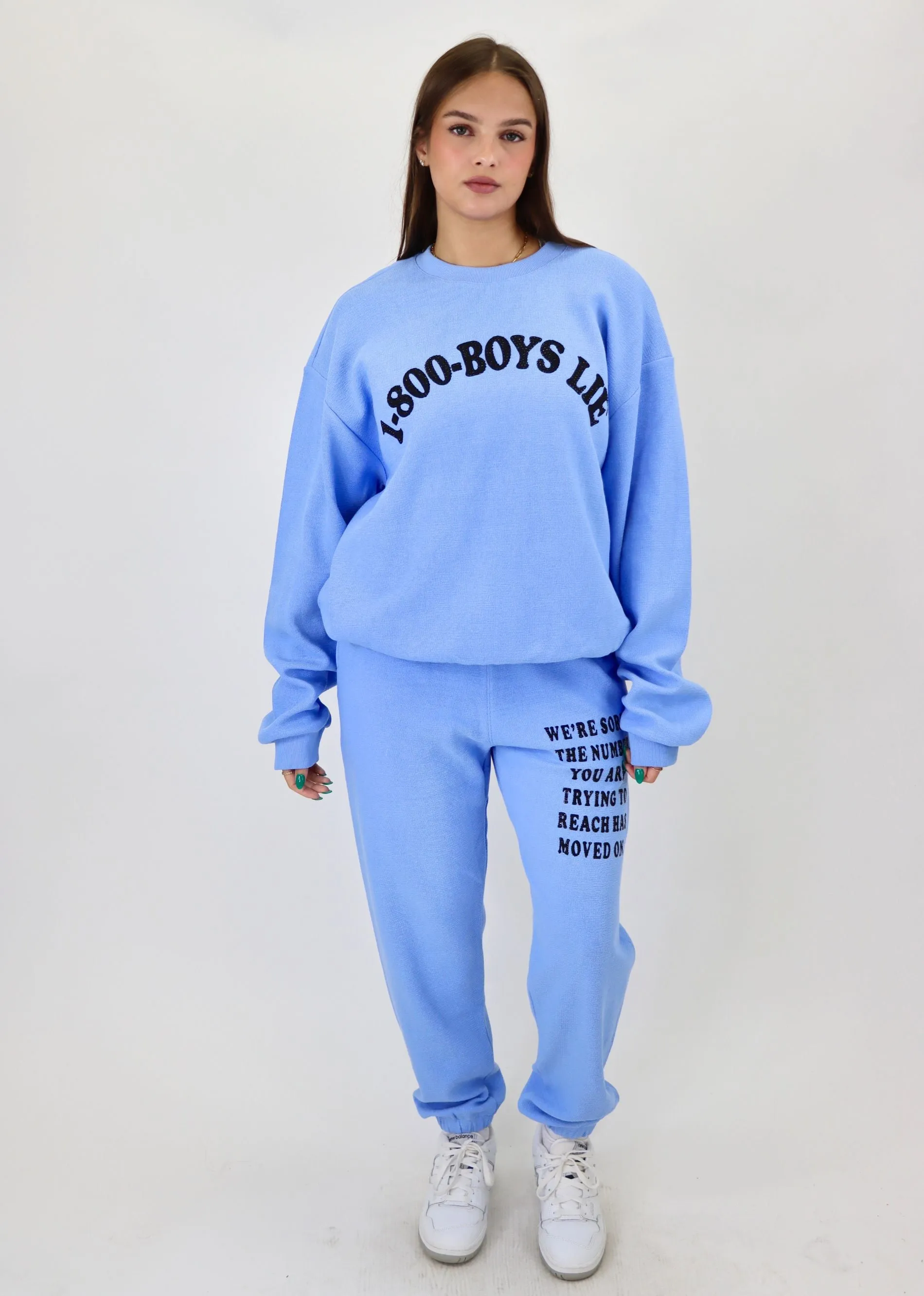 Boys Lie 1-800 Revamped Kara Crewneck ★ Blue sold by Rock N Rags product image thumbnail 5