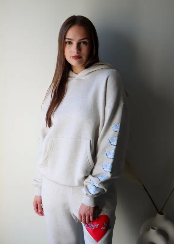 Boys Lie On The Edge V2 Racer Hoodie★ Grey sold by Rock N Rags