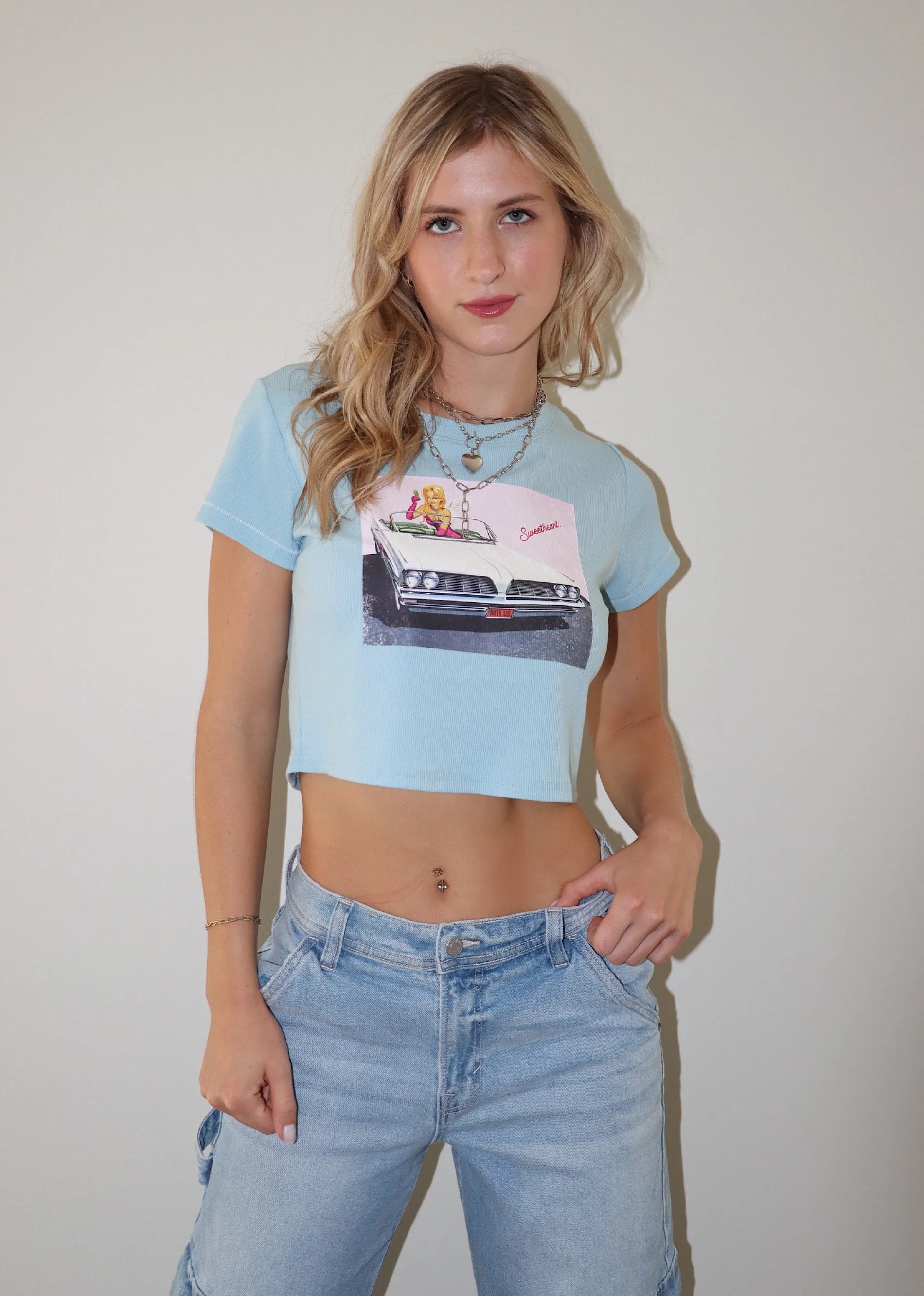 Boys Lie Fare Enough Tee ★ Light Blue sold by Rock N Rags product image thumbnail 2