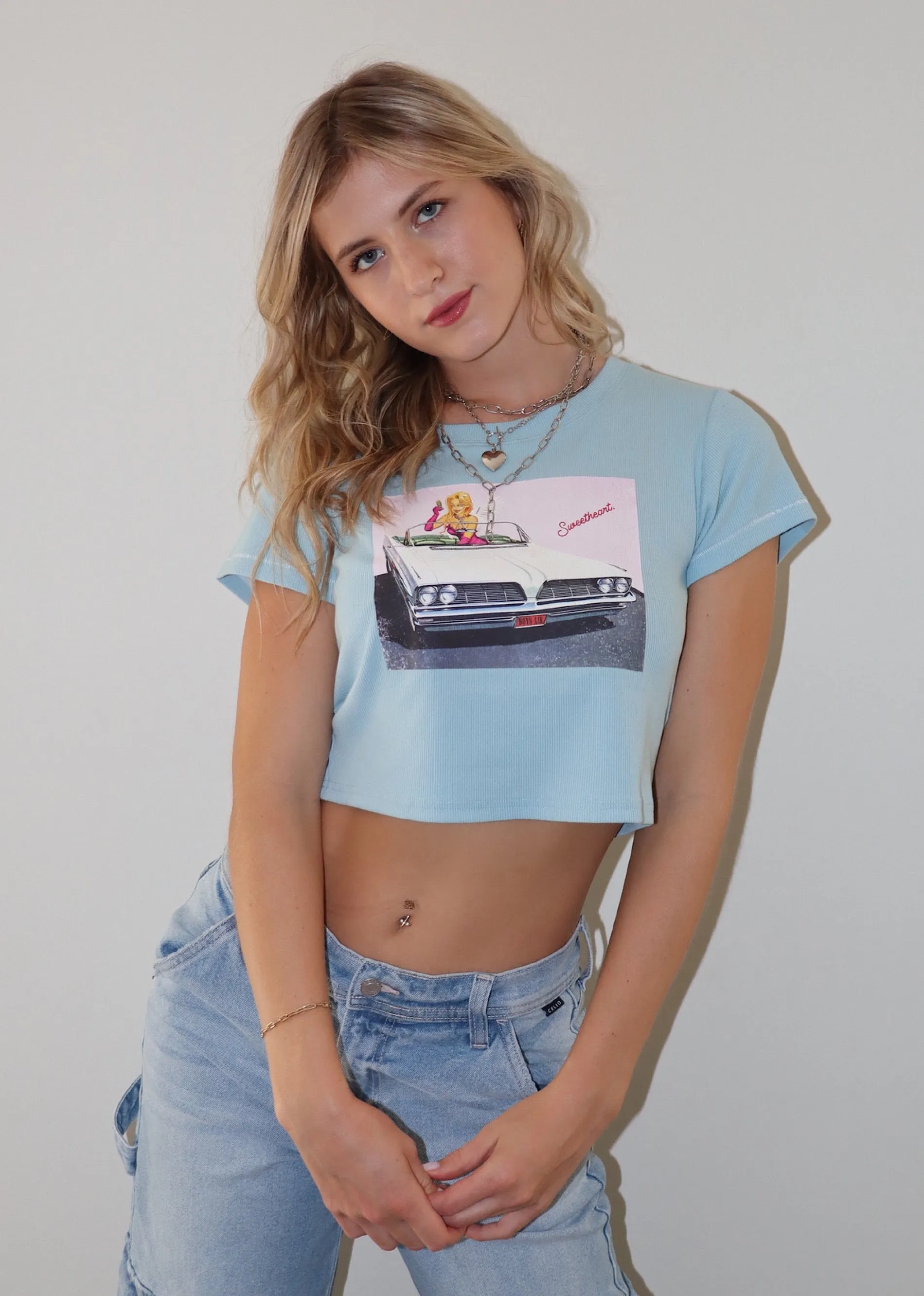 Boys Lie Fare Enough Tee ★ Light Blue sold by Rock N Rags product image thumbnail 3