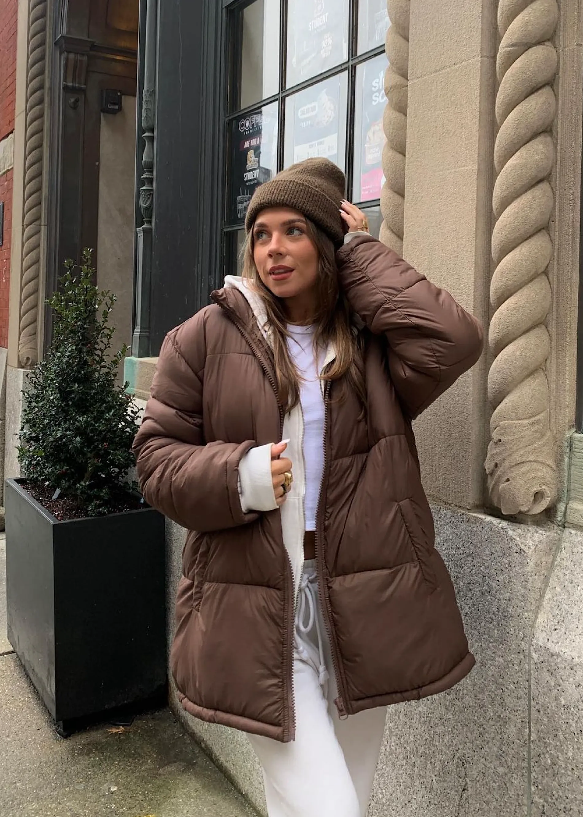 Colder Weather Puffer Jacket ★ Cocoa sold by Rock N Rags