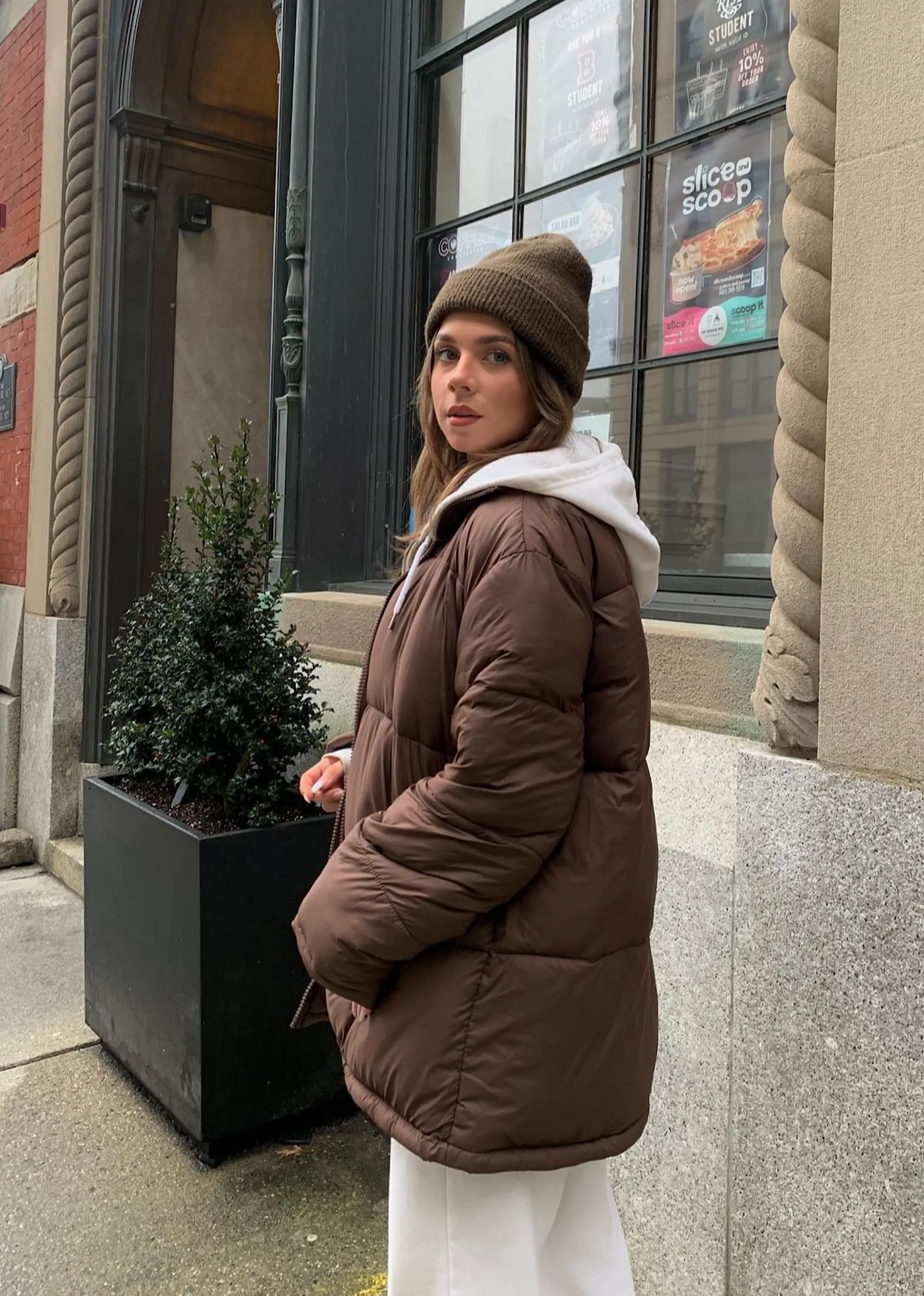 Colder Weather Puffer Jacket ★ Cocoa sold by Rock N Rags product image thumbnail 2