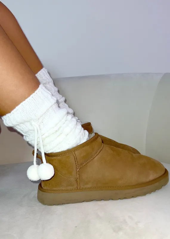 Tassel Leg Warmers ★ Cream sold by Rock N Rags