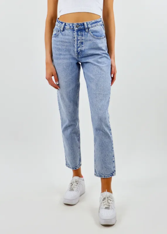 Turn Back Time Straight Leg Jeans ★ Light Wash sold by Rock N Rags